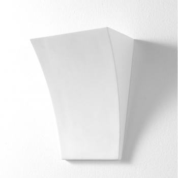 Aplique de cerámica blanca 19,5x11x26 cm Oreste Luchetta