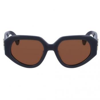 Gafas de sol Lanvin LNV628S para mujer, acetato rectangular, color gris, tamaño único
