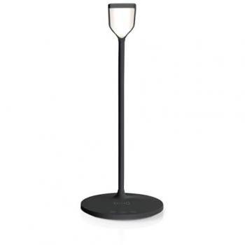 Lámpara de Mesa LED Nedis 15W Dimmable con Cargador Inducción Qi - Negra