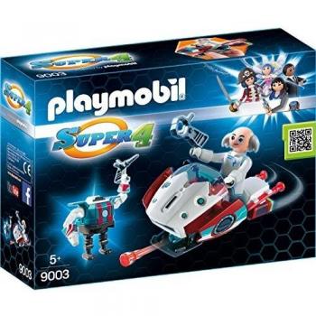 Playmobil Super 4 9003 - Dr. X y Robot, Personajes de la Serie Super 4, Multicolor