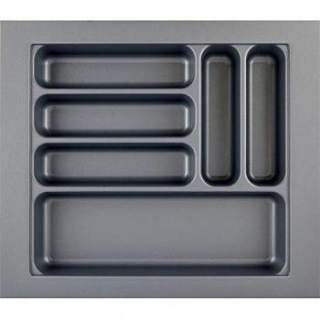 Inserto Organizador OrgaTray 440, Ancho 401-450 mm, Profundidad 441-520 mm, Color Plata