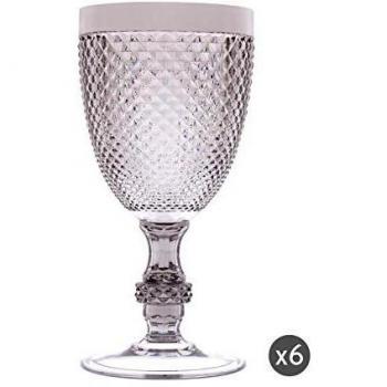 Brunch Time Set Cáliz 6 Uds. Linea Diamond 39 cl Plata