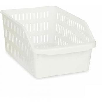 Organizador para Nevera Blanco Plástico 20,3 x 12,8 x 30,5 cm (24 Unidades) KINVARA