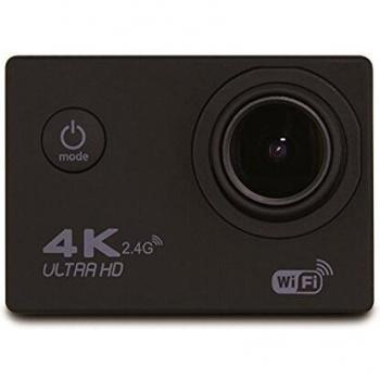 Muvit I/O MIOSPCAM Cámara Deportiva WiFi HD 4K, Negro