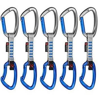 Mammut 5ER Pack Crag Indicator Express Sets Mosquetón, Unisex Adulto, Multicolor