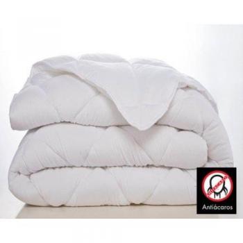 Relleno Nórdico de Algodón Landa - Fibra Antiácaros 400 gr/m² Blanco 260x240 Cama 180