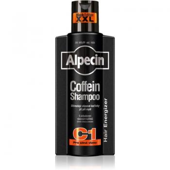 Champú Alpecin C1 Black Edition 375 ml con Cafeína Estimulante del Crecimiento del Cabello para Hombre