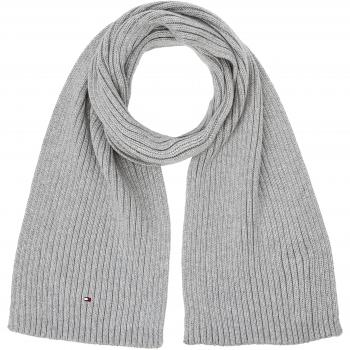 Tommy Hilfiger Pima Cotton Cashmere Scarf Bufanda, Gris