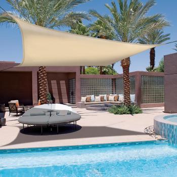 Malla de sombreo triangular Sunnet Kit Elast 3.4x3.4x3.4m Beige Nortene