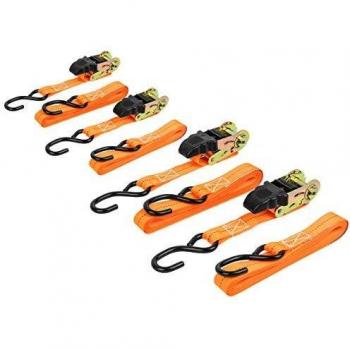 Las 10301 – Set de 4 Correas elásticas con Ganchos de trinquete y Llaves