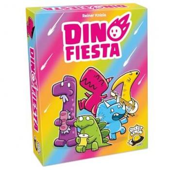 Rocket Lemon Dino Fiesta - Juego de Cartas - Juego de Mesa - Dinosaurios