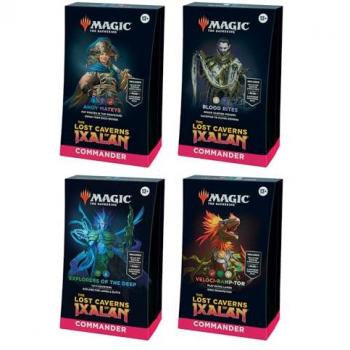 Juego de cartas Magic: Las Cavernas Perdidas de Ixalan - 4 Barajas Commander en Inglés