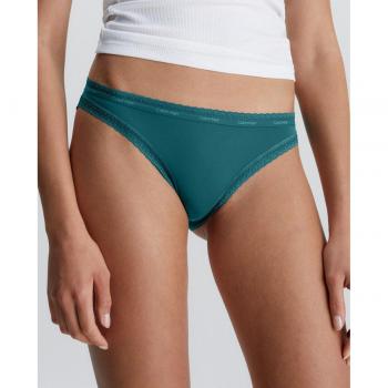 Calvin Klein - Braga clásica con encaje, tejido suave, diseño clásico, detalles de encaje en la cintura, ajuste cómodo y favorecedor