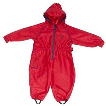 Hippychick - Mono impermeable, 18-24 meses, 98 - 108 cm, color rojo