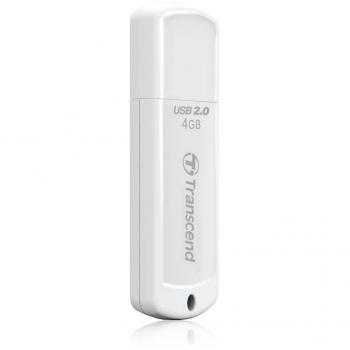 Transcend TS4GJF370 - Memoria USB de 4 GB, color blanco