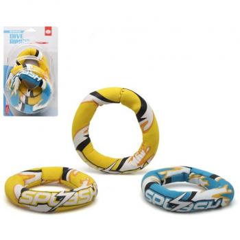 Juego de Aros para Buceo Neopreno 3 Piezas - Aros de buceo, fabricados en neopreno, incluye 3 piezas