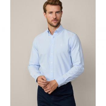 Hackett Camisa Oxford para Hombre Classic Fit Azul Claro