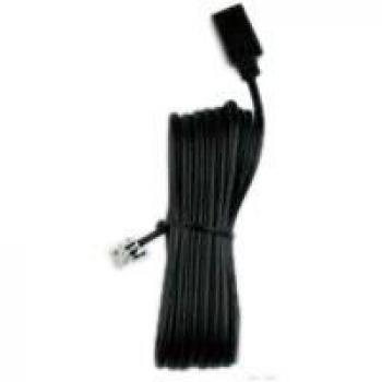 Cable de extensión modular 4 hilos, 6 m, con conector 6P4C macho y hembra