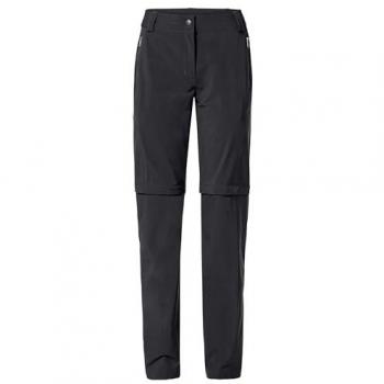 Vaude Farley Stretch II Women's Zip-Off Trekking Pants Size 36 Long Black
