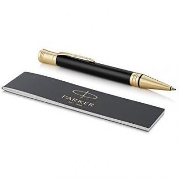 Bolígrafo Parker Duofold Classic Negro con Acabado en Oro
