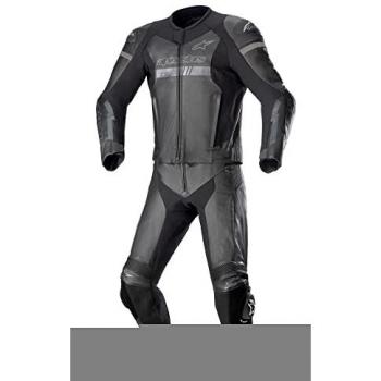 Alpinestars GP Force Chaser Traje de cuero de motocicleta de dos piezas - Negro (48)
