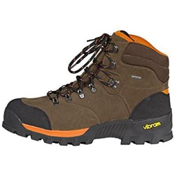 Aigle Altavio Mid GTX Hiking Shoes - Unisex, Brown/Orange, Size 39