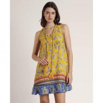 ADMAS Vestido Sin Mangas Hippy Beach para Mujer