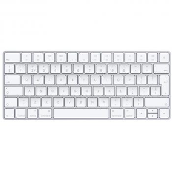 Apple MLA22B/A - Teclado (Inalámbrico, Bluetooth, Plata, Color Blanco, PC/Server, Lightning, Mini)