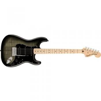 Squier Affinity Series Stratocaster FMT HSS Electric Guitar - Black Burst