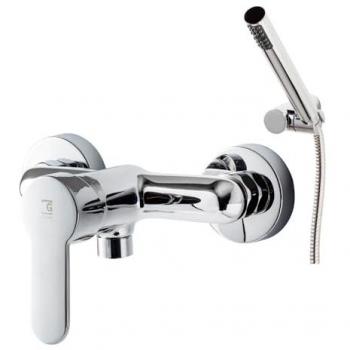 Grifo Ducha Monomando Cromo Galindo 2153000 ZIP PLUS 2.0 con Accesorios de Ducha