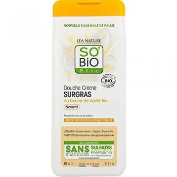 SO'BiO étic Gel de Ducha Ultra Rico Nutritivo con Manteca de Karité 650ml