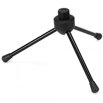 Soporte de micrófono sobremesa T Audix con base estable, ajuste de altura, diseño compacto y compatible con la mayoría de micrófonos