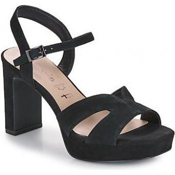 Sandalias de Tacón Alto Tamaris de Piel Negra EU 37