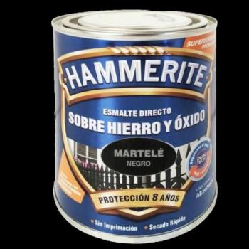 Esmalte Bruguer Martelé 2,5L Negro - Protección Antióxido