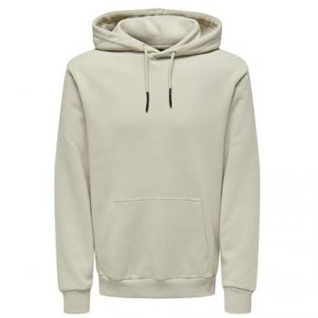 Sudadera con Capucha Only & Sons Ceres Beige Regular Fit XXL para Hombre