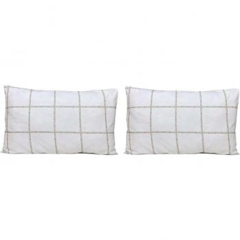 Juego de 2 fundas de almohada algodón Leviatan El Caballo