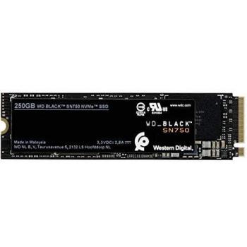 WD Black SN750 SSD 250GB M.2 NVMe 3D Nand PCI Express 3.0