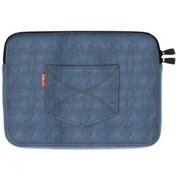 Sxp XP4TAN - Funda de Neopreno para Netbook, 13 Pulgadas, diseño Tejano Azul