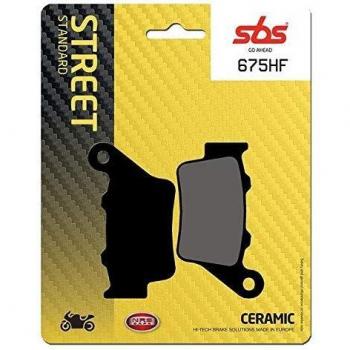 Pastillas de Freno Cerámicas SBS 675HF para Moto y ATV, Unisex-Adulto, Tamaño Único