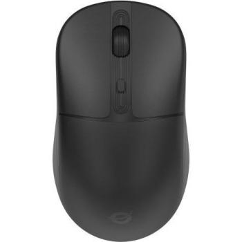 Ratón Conceptronic Lorcan04B Ergonomico Inalámbrico Dual Bluetooth 5.0 y 2.4GHz, 4 Botones, Óptico 1600 DPI, Color Negro