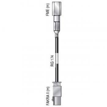 Antenne Bad Blankenburg adaptador de cable/FME macho a hembra FAKRA II/Z-0 Coded/Tipo de cable RG 174