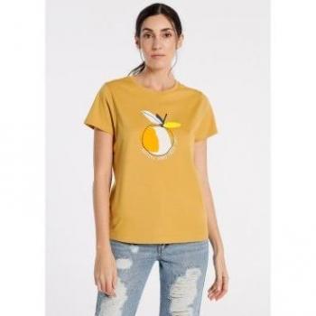 Camiseta Marrón Lois Jeans - Estilo Clásico y Duradero