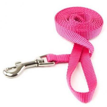 Correa de Nylon Basic Fucsia 20mm x 100cm para Perros Nayeco