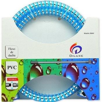 diluxe 50005- Flexo de ducha de PVC reforzado, color 1,5 m