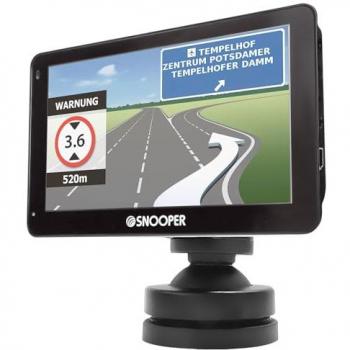 Soporte para teléfono móvil Arat Snooper S6800 Truckmate & Ventura, negro, con sistema de succión y compatibilidad con varios modelos
