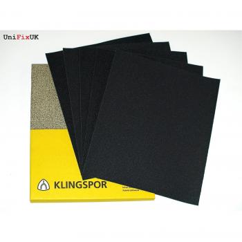 Papel de Lija Impermeable PS8A 230x280mm Grano 2500 - 50 Hojas Klingspor
