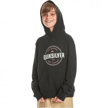 Quiksilver - Sudadera con capucha Screenfl Negro