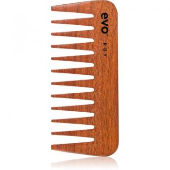 Peine Desenredante de Madera EVO Roy con Dientes Anchos