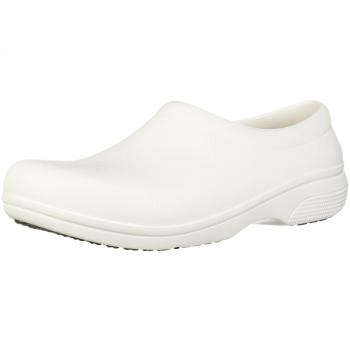 Crocs On The Clock Work SlipOn, Unisex Adulto Zapato, Blanco