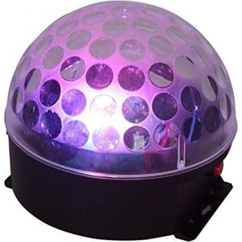 Ibiza ASTRO-BAT - Proyector de efectos led con batería recargable, color negro